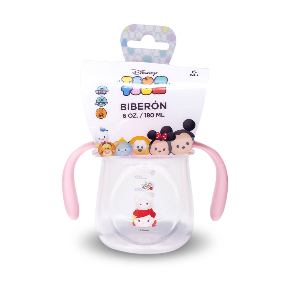BIBERON TSUM TSUM PRINCESAS ROSADO 6 oz. - Imagen 4